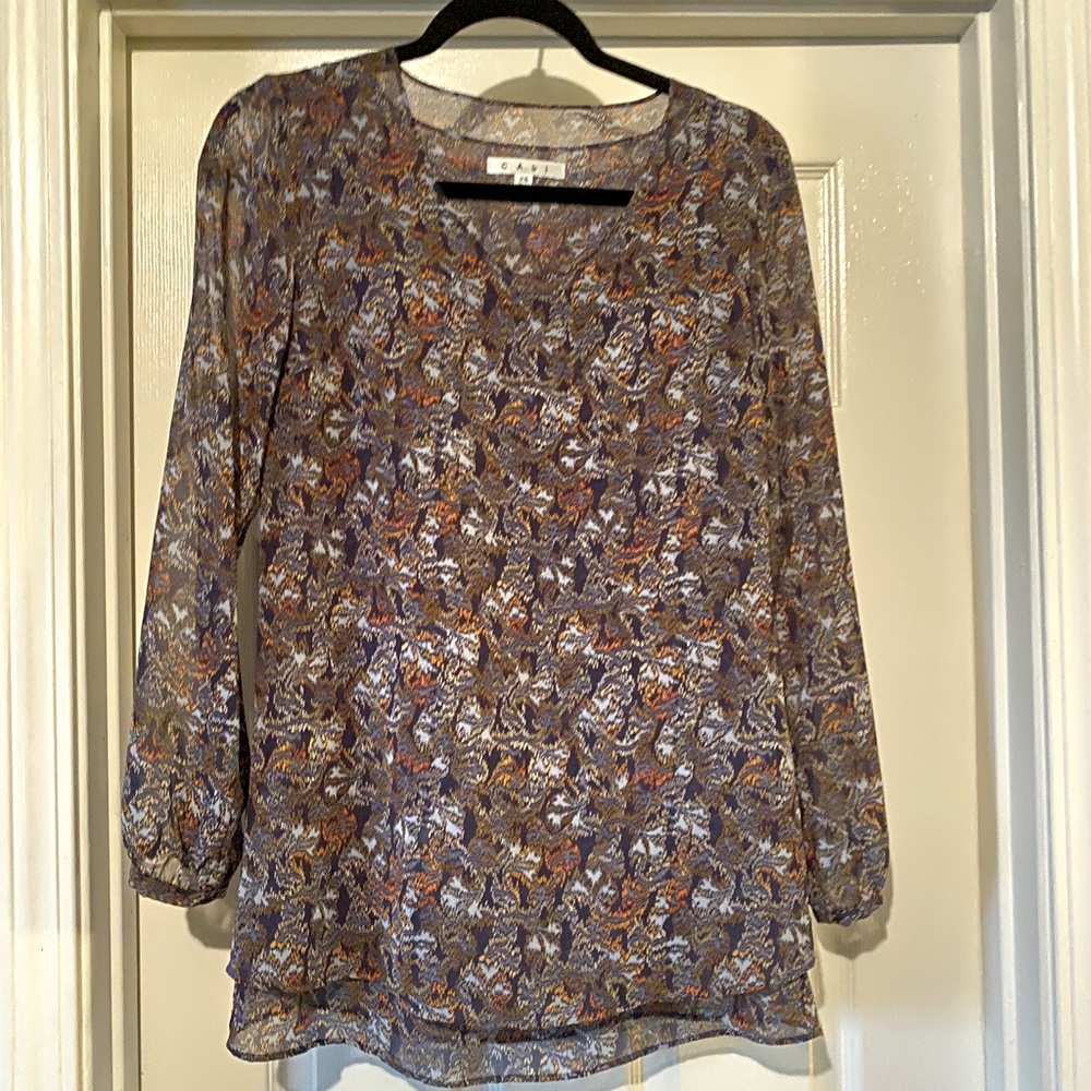 CAbi layered Blouse